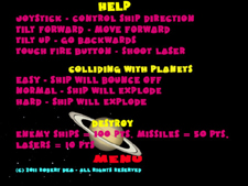 Dueling Starships HD Menu