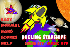 Dueling Starships screen