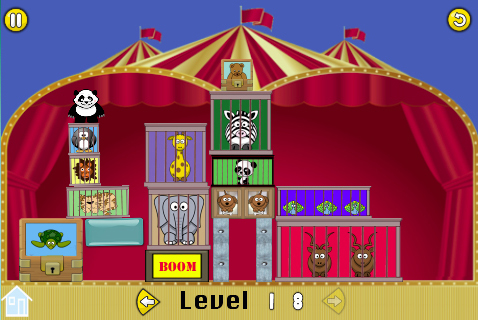 Screen shot of Panda Rescue Level 18